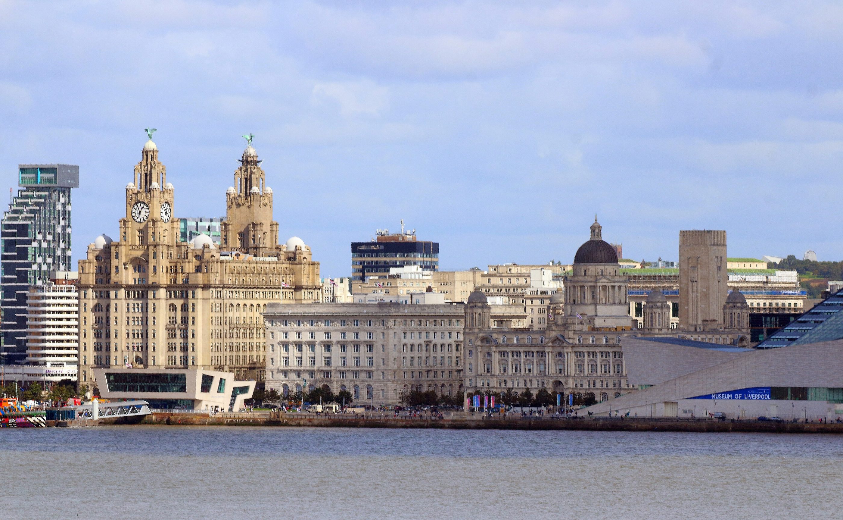 Liverpool waterfront and the Three Graces